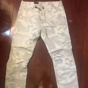 G Star Raw White Camo Jeans Men’s Size 36x32 Slim